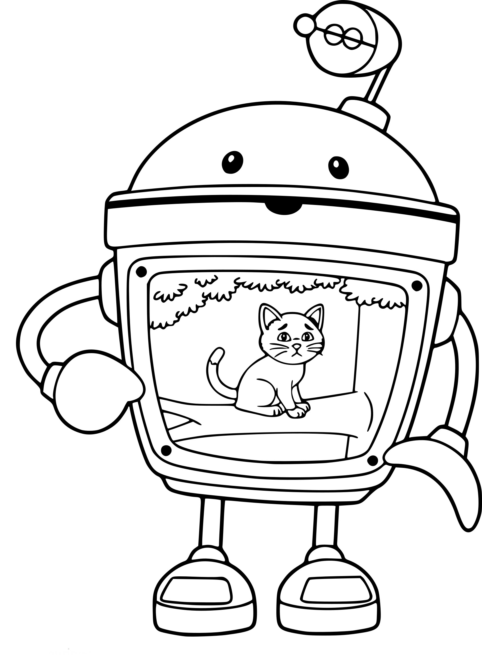 Disegno di Umizoomi Bot da colorare