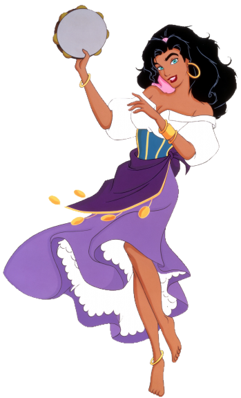 Disegno di Esmeralda da colorare