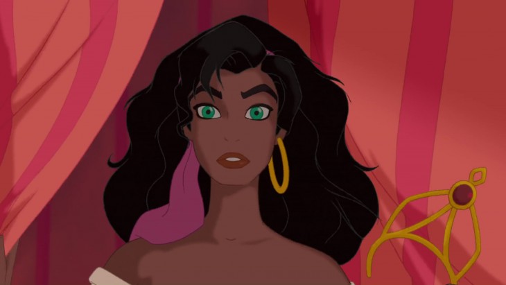 Disegno di Esmeralda Disney da colorare