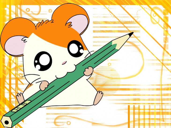 Disegno di Hamtaro Manga da colorare