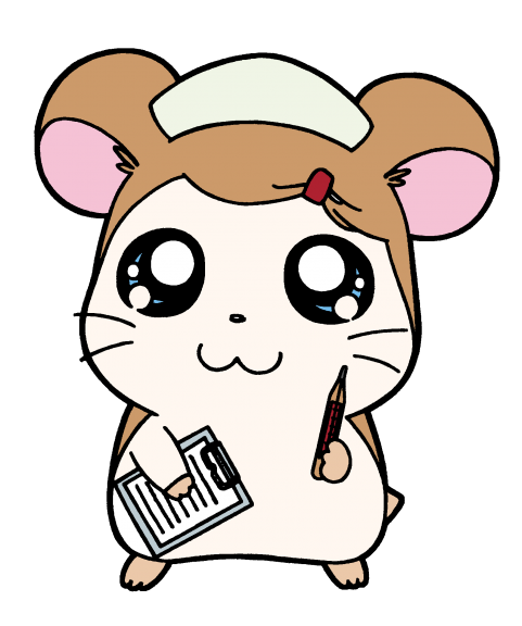 Disegno di Criceto piccolo Hamtaro da colorare