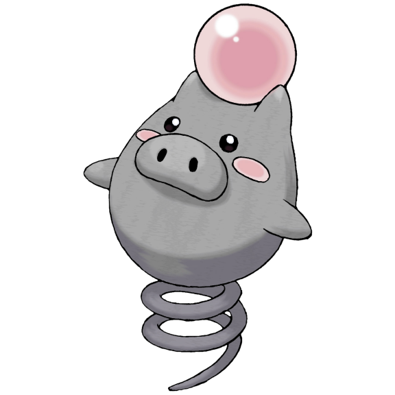 Disegno di Pokemon di Spoink da colorare