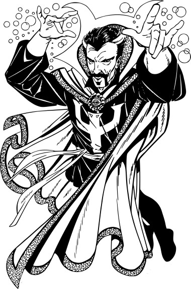 Coloriage Docteur Strange