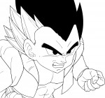 Gotenks coloring page