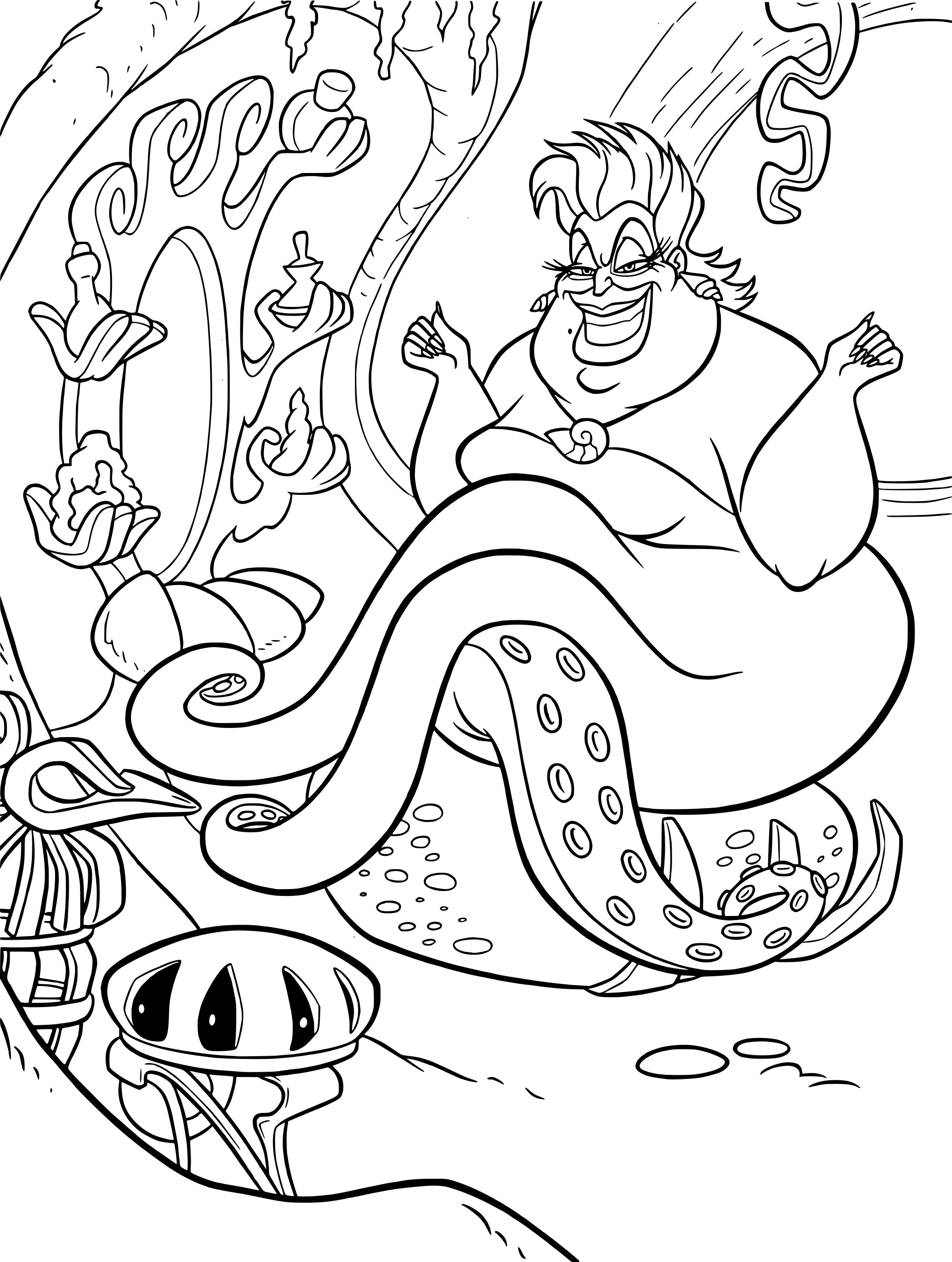 Coloriage Ursula