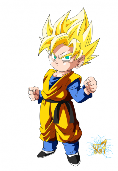 Son Goten drawing and