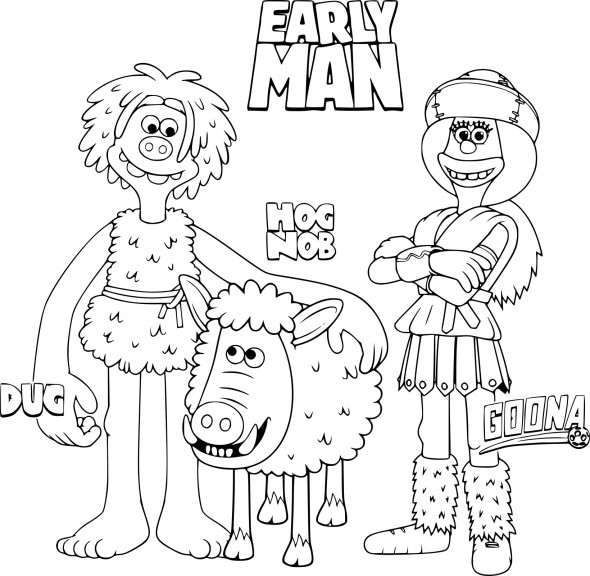 Cro Man coloring page