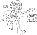 Dug Cro Man coloring page