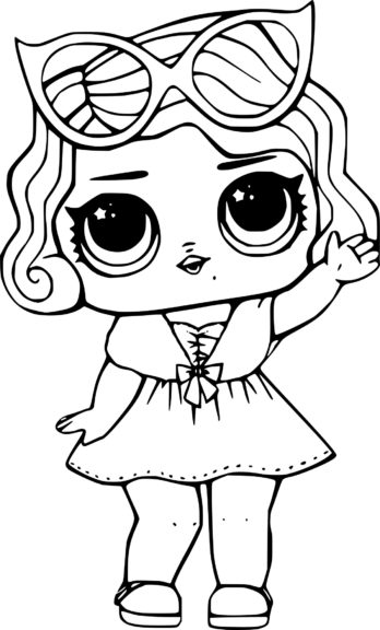 Lol Surprise Doll coloring page