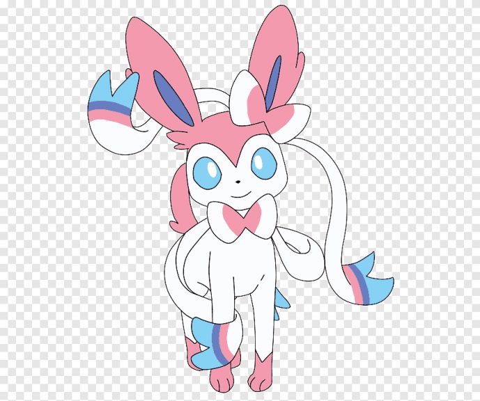 Disegno di Sylveon L'evoluzione di Eevee Pokemon da colorare